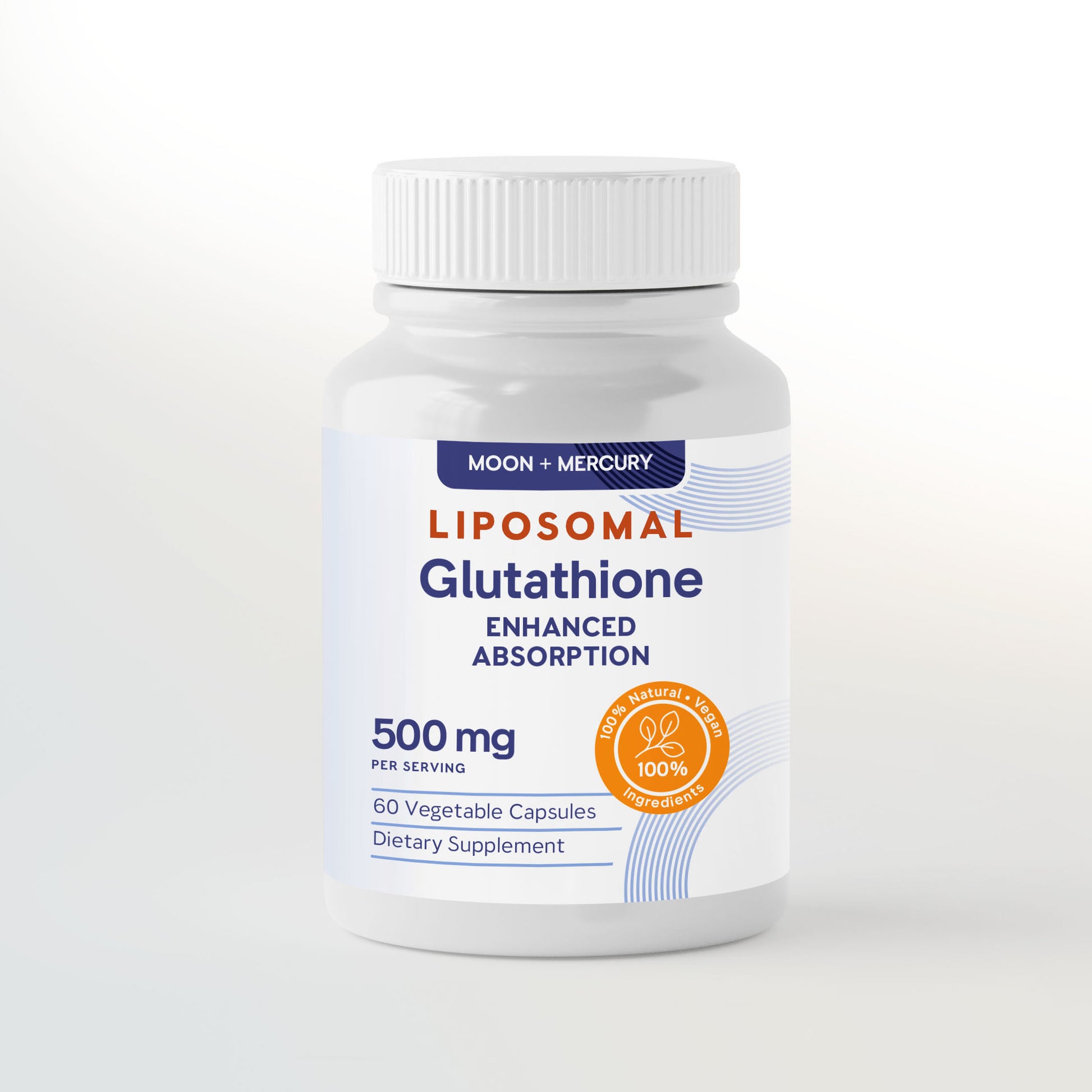 Liposomal Glutathione 500mg - Moon+Mercury Moon + Mercury Liposomal Glutathione 500mg - Moon+Mercury Moon + Mercury